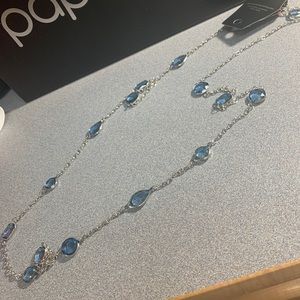 Blue necklace